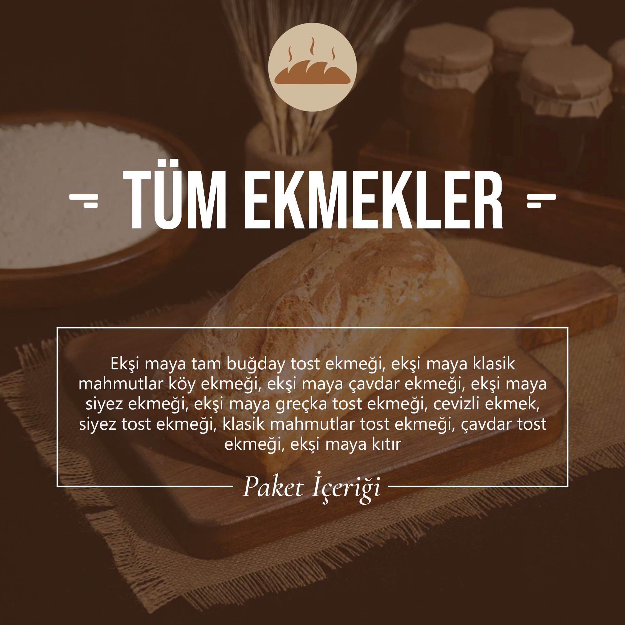 TÜM EKMEKLER  PAKETİ