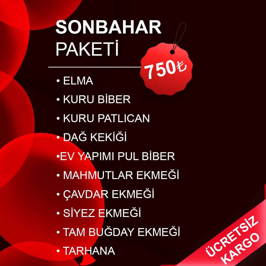 SONBAHAR PAKETİ