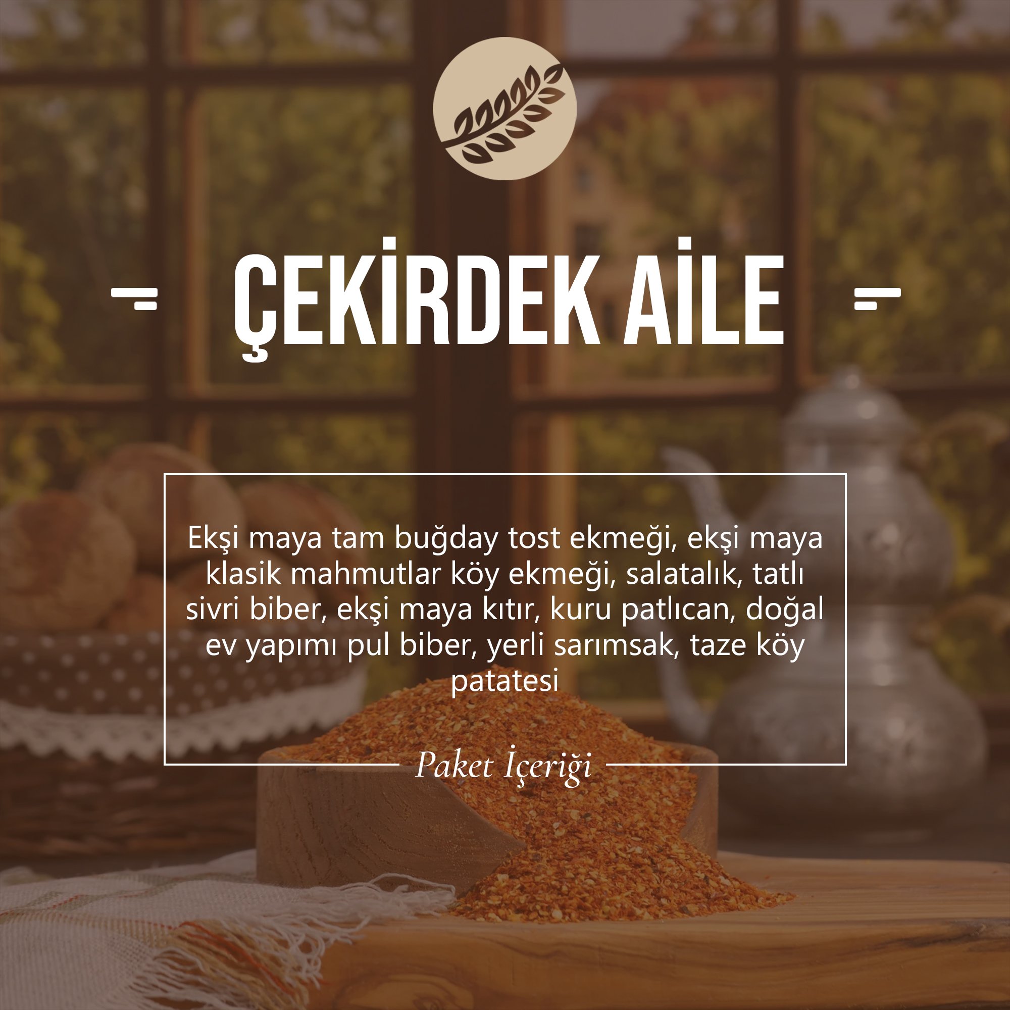 ÇEKİRDEK AİLE PAKETİ (Kargo Dahil)
