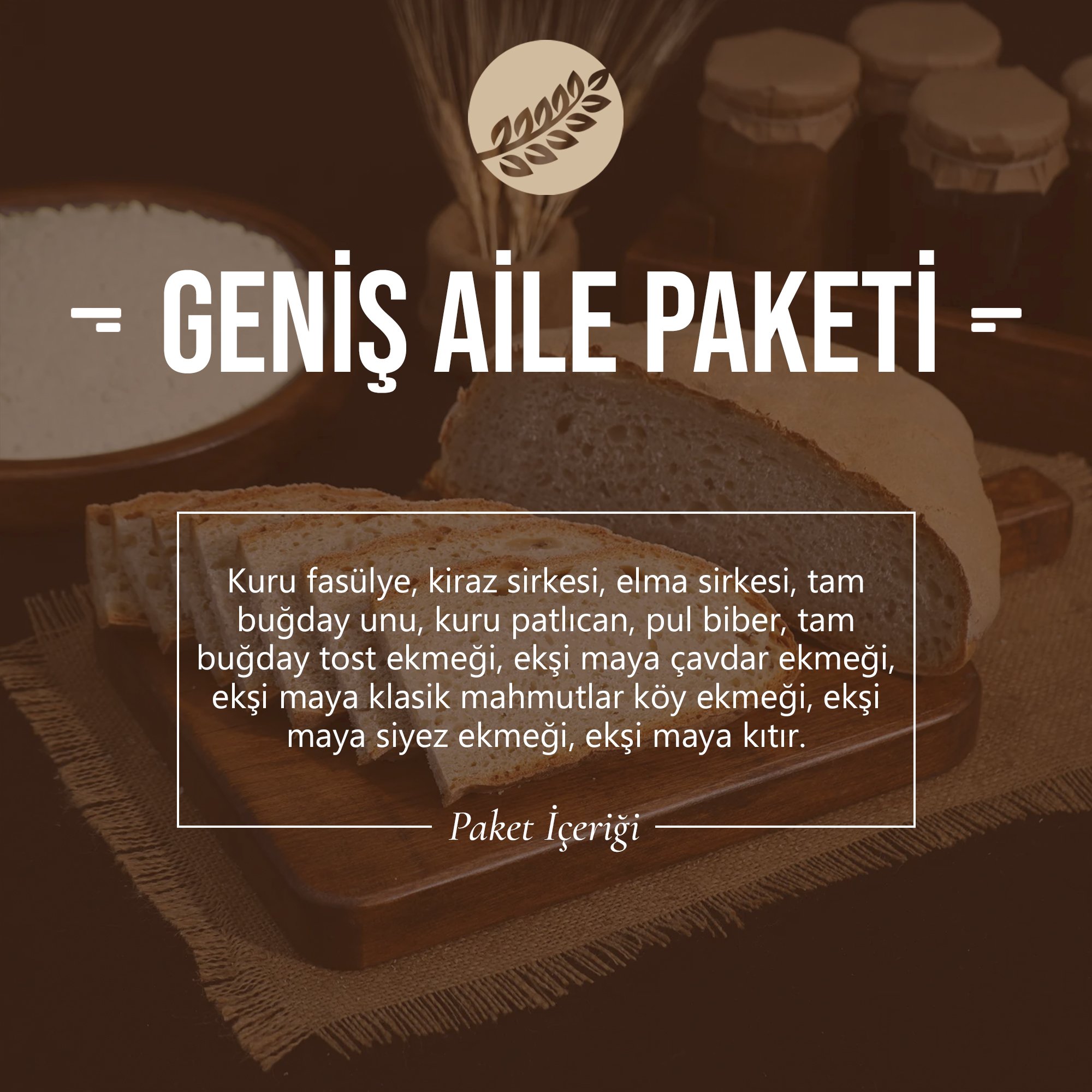 GENİŞ AİLE PAKETİ (Kargo Dahil)