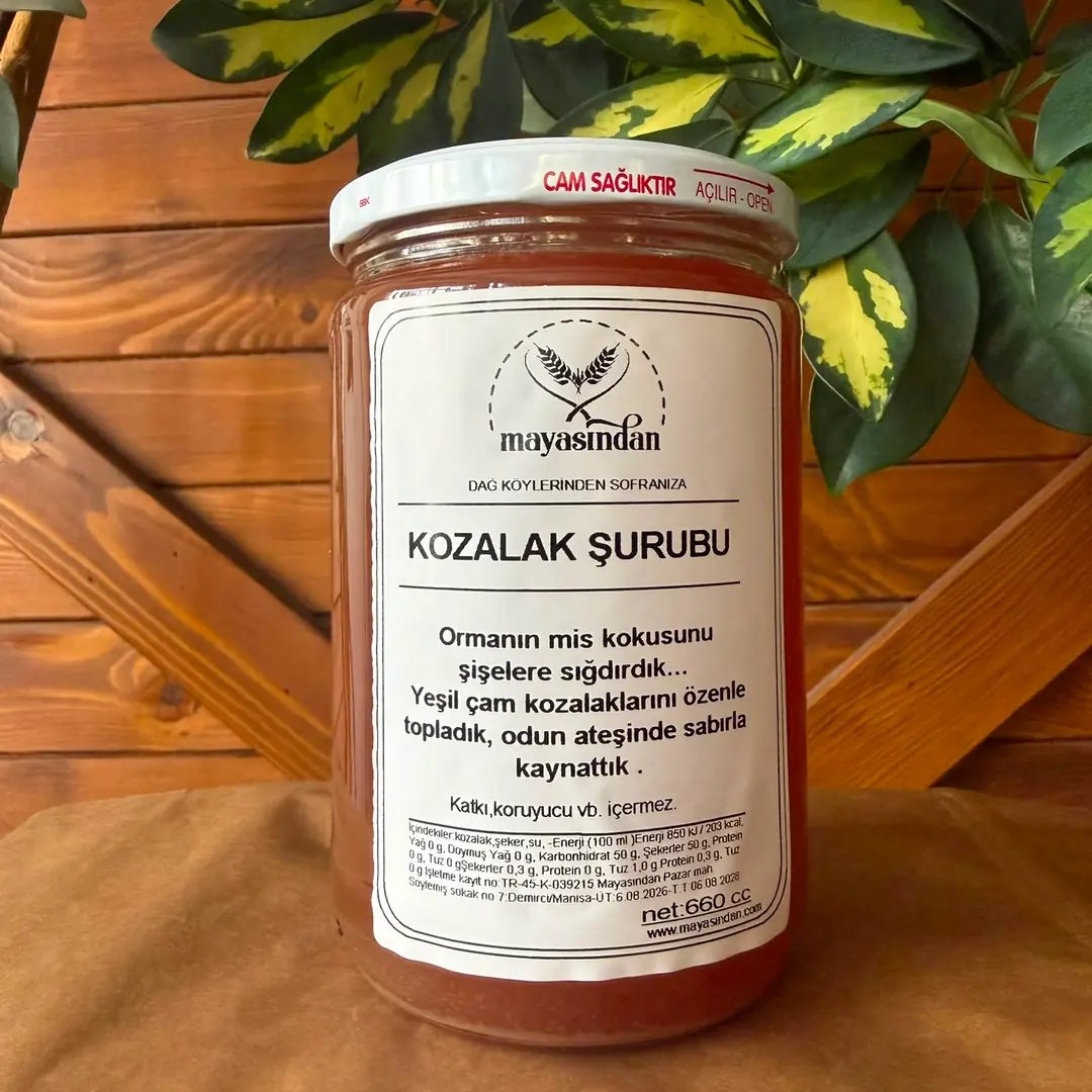 ŞEKERLİ KOZALAK ŞURUBU(500 GR)