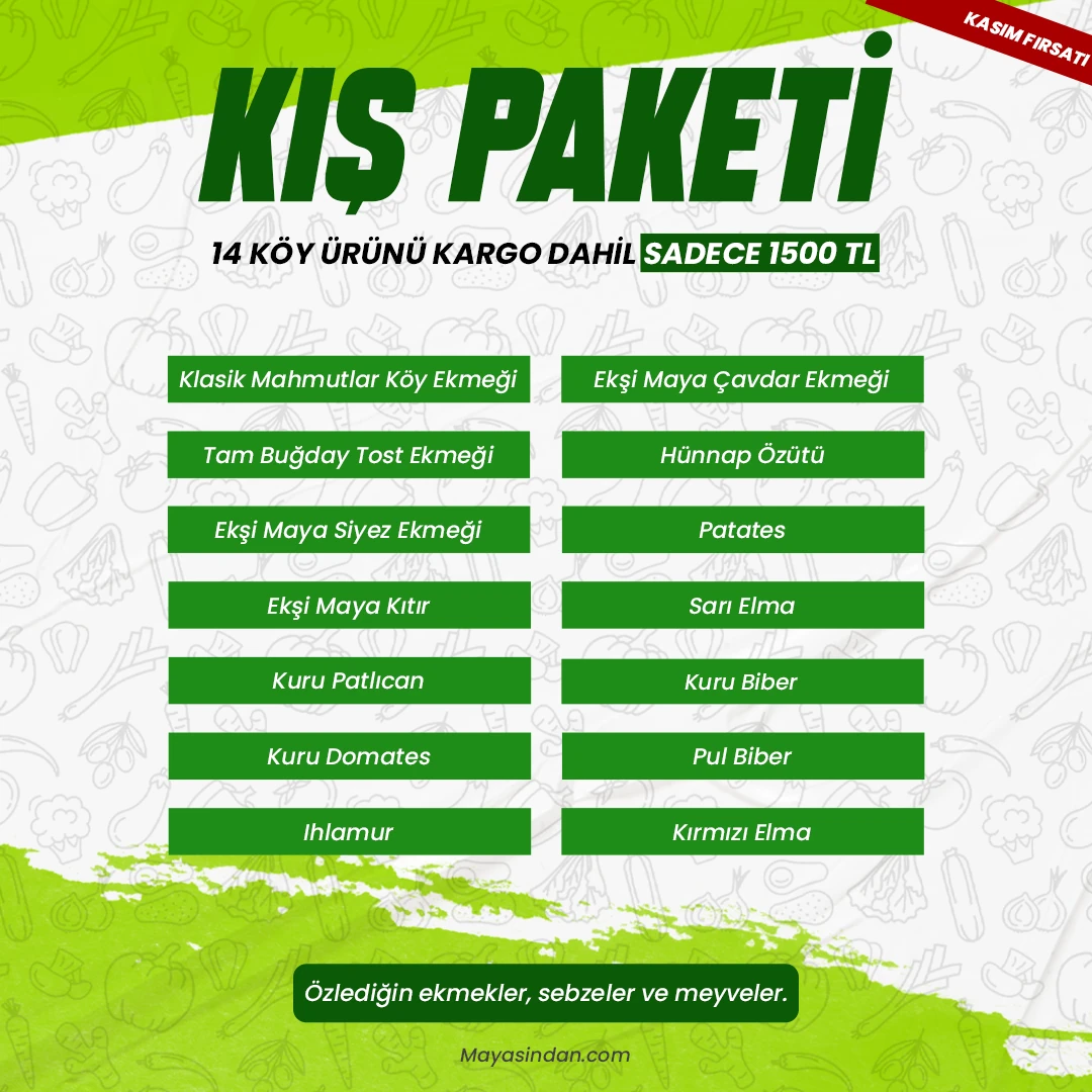KIŞ PAKETİ(kargo ücretsiz)