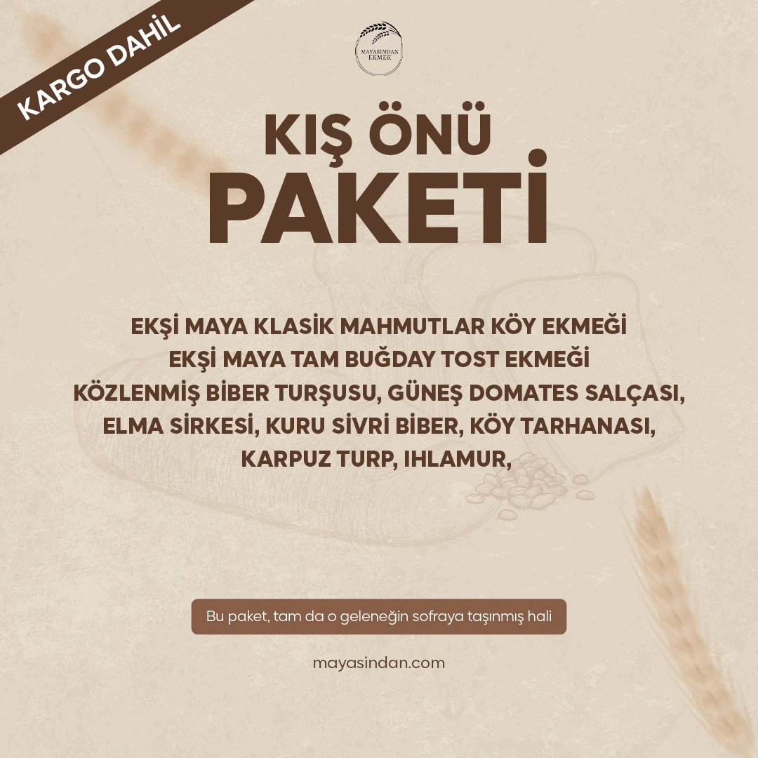 Kış Önü Paketi (Kargo Bedava)