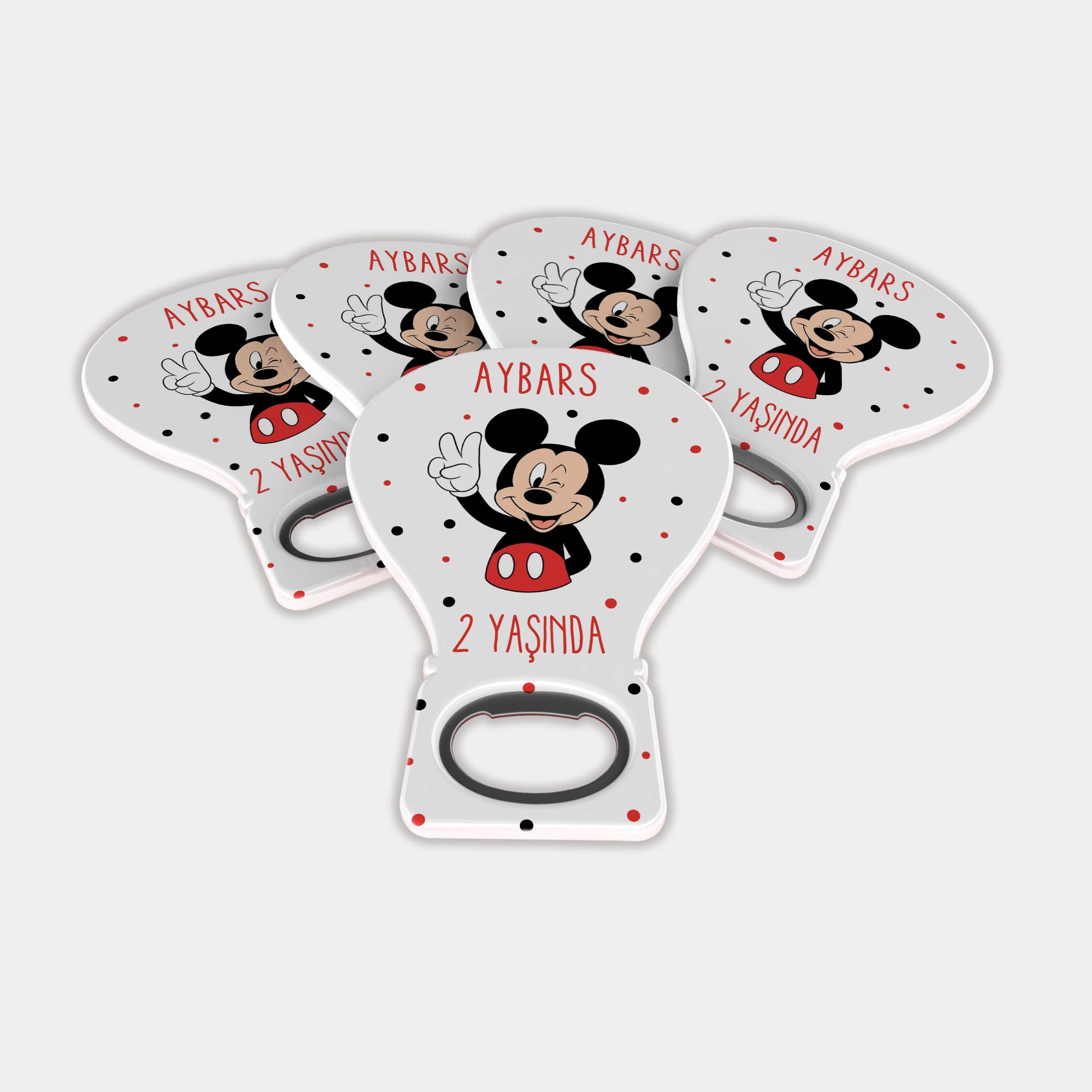 Mıckey Mouse Temalı Balon Açacak Magnet