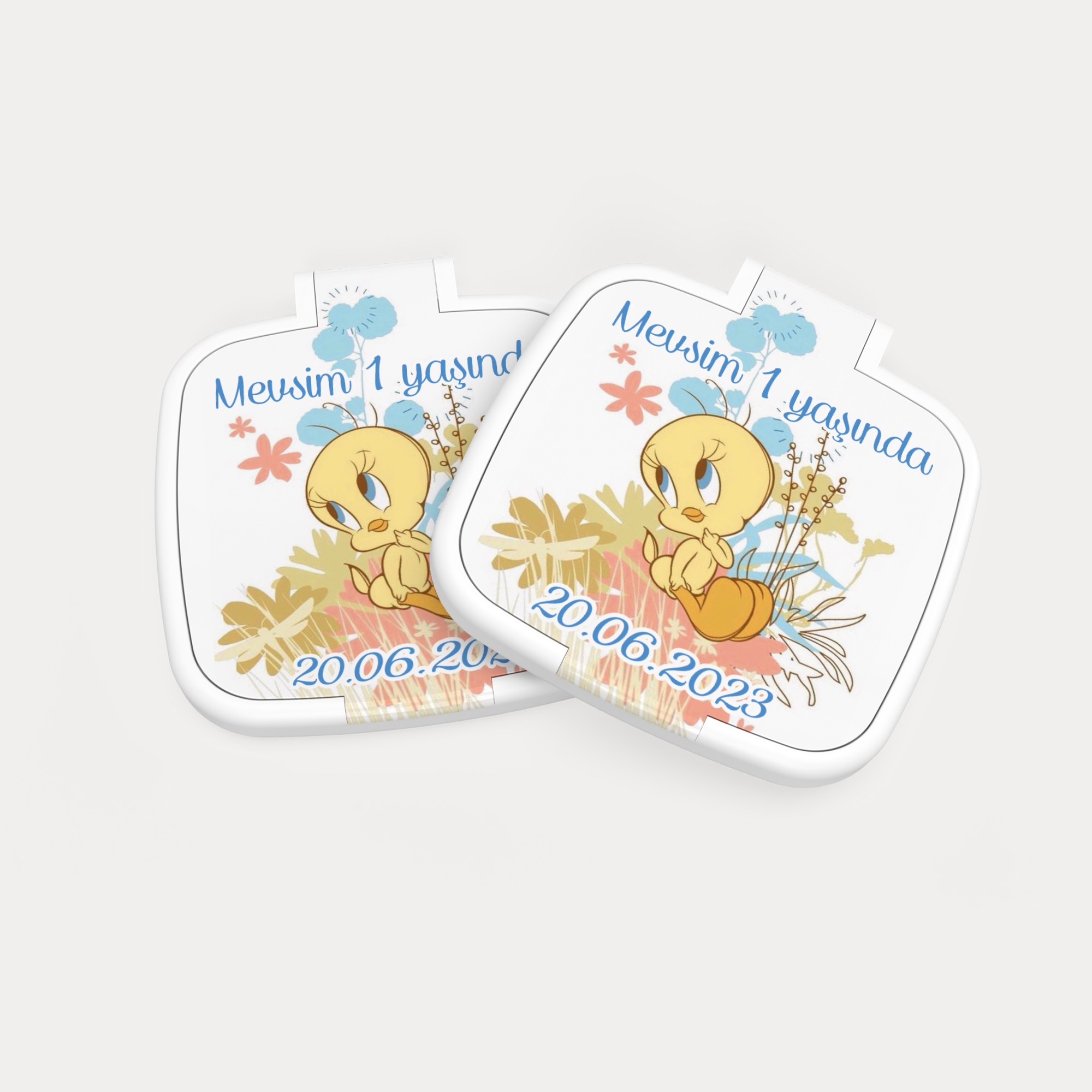 Tweety Temalı Kare Ayna