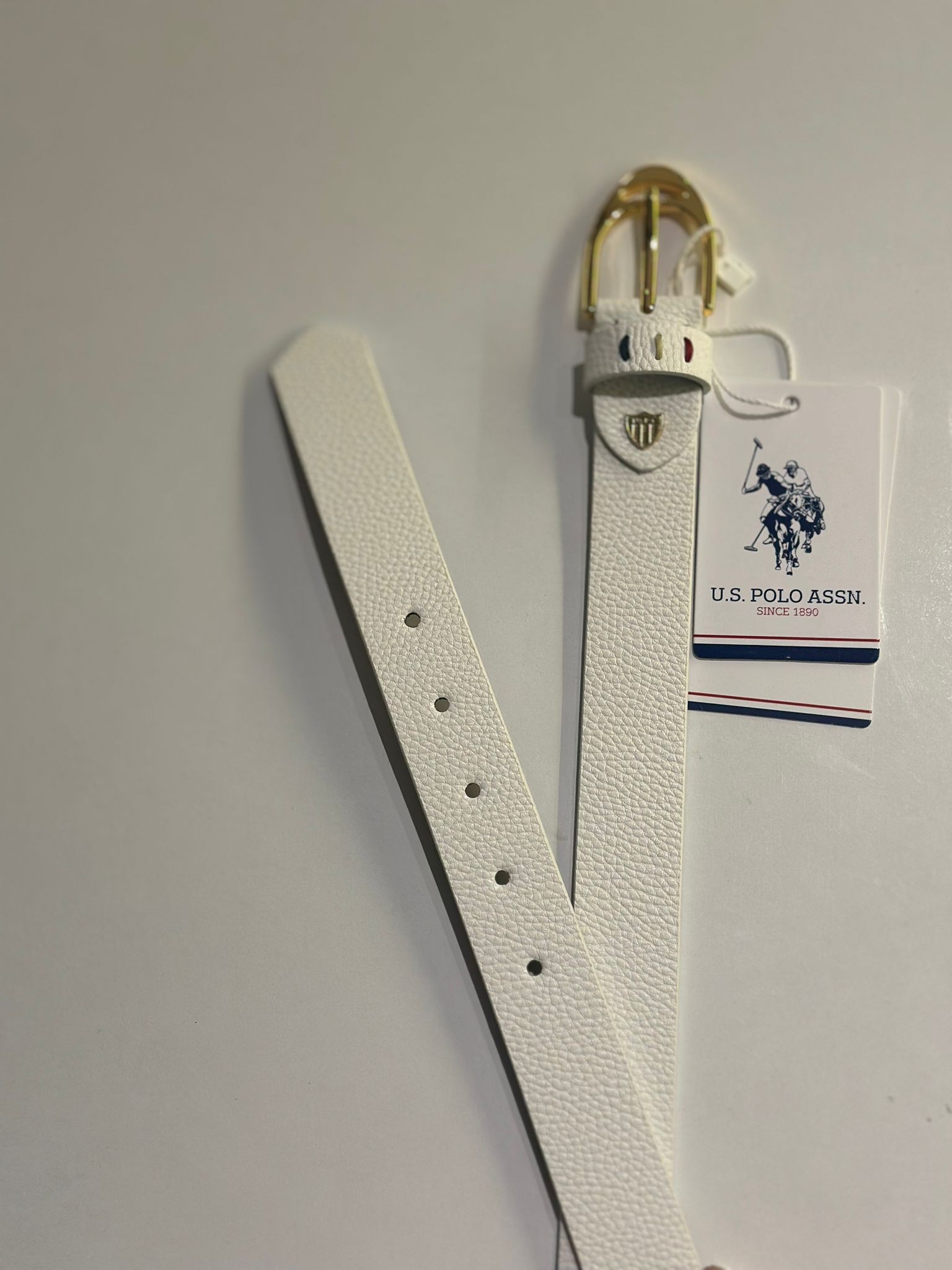 U.S. POLO ASSN SUNİ DERİ BAYAN KEMER