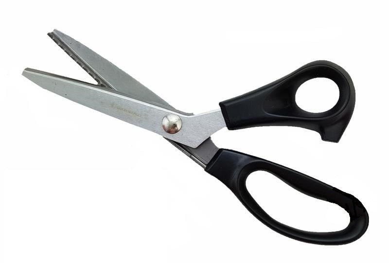 Plastik Saplı Sürfile Zikzak Makası 20cm / TC-230