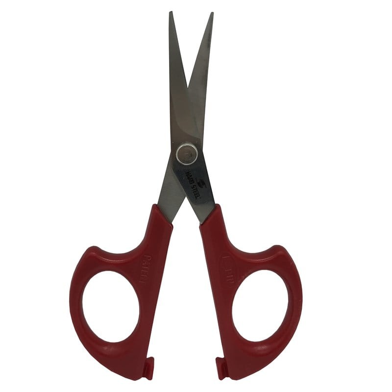 Plastik Saplı Eğri Nakış Makası (4.76 inç - 121mm) / HS-1663