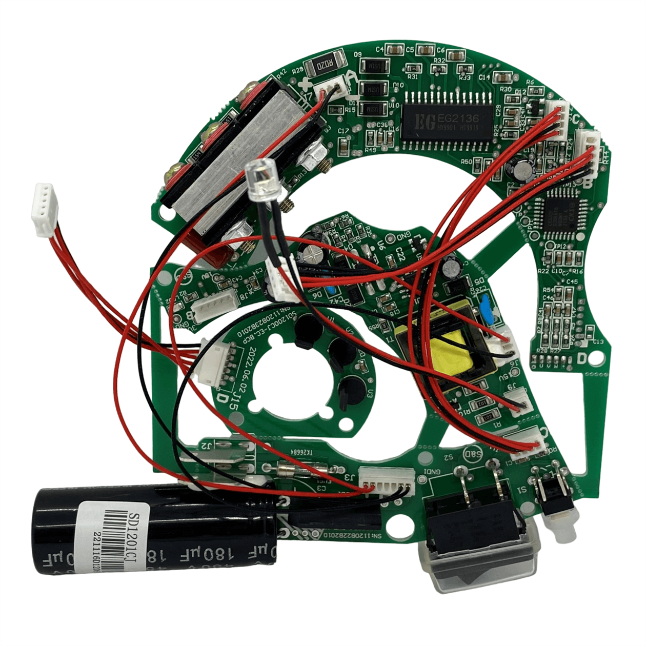 Servo Yuvarlak Kumaş Kesim Motoru SRC-100/110 Ana Kartı