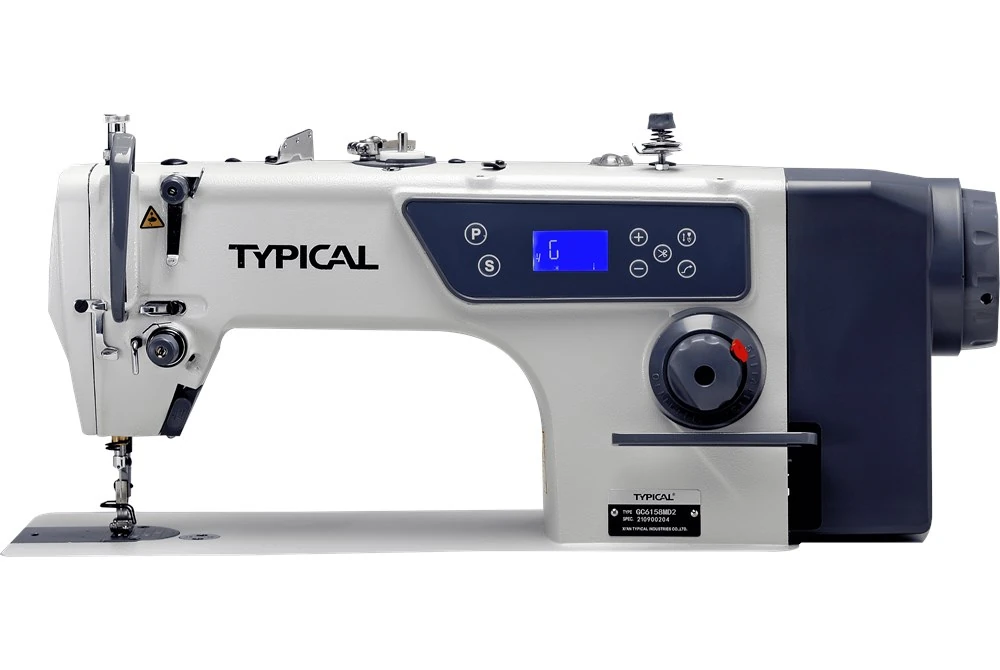 Typical GC 6158 MD2 Direct Drive Mekanik İplik Kesicili Düz Dikiş Makinası 