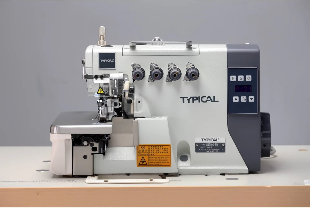 Typical GN 7100 4BKD3 Havalı Ve Tansiyon Açıcılı 4 İplik Kıstırmalı Overlok Makinası