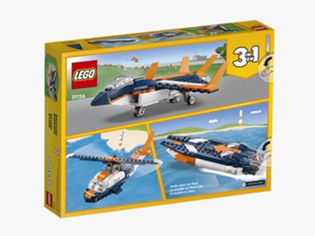 31126 Creator 3in1 Süpersonik Jet