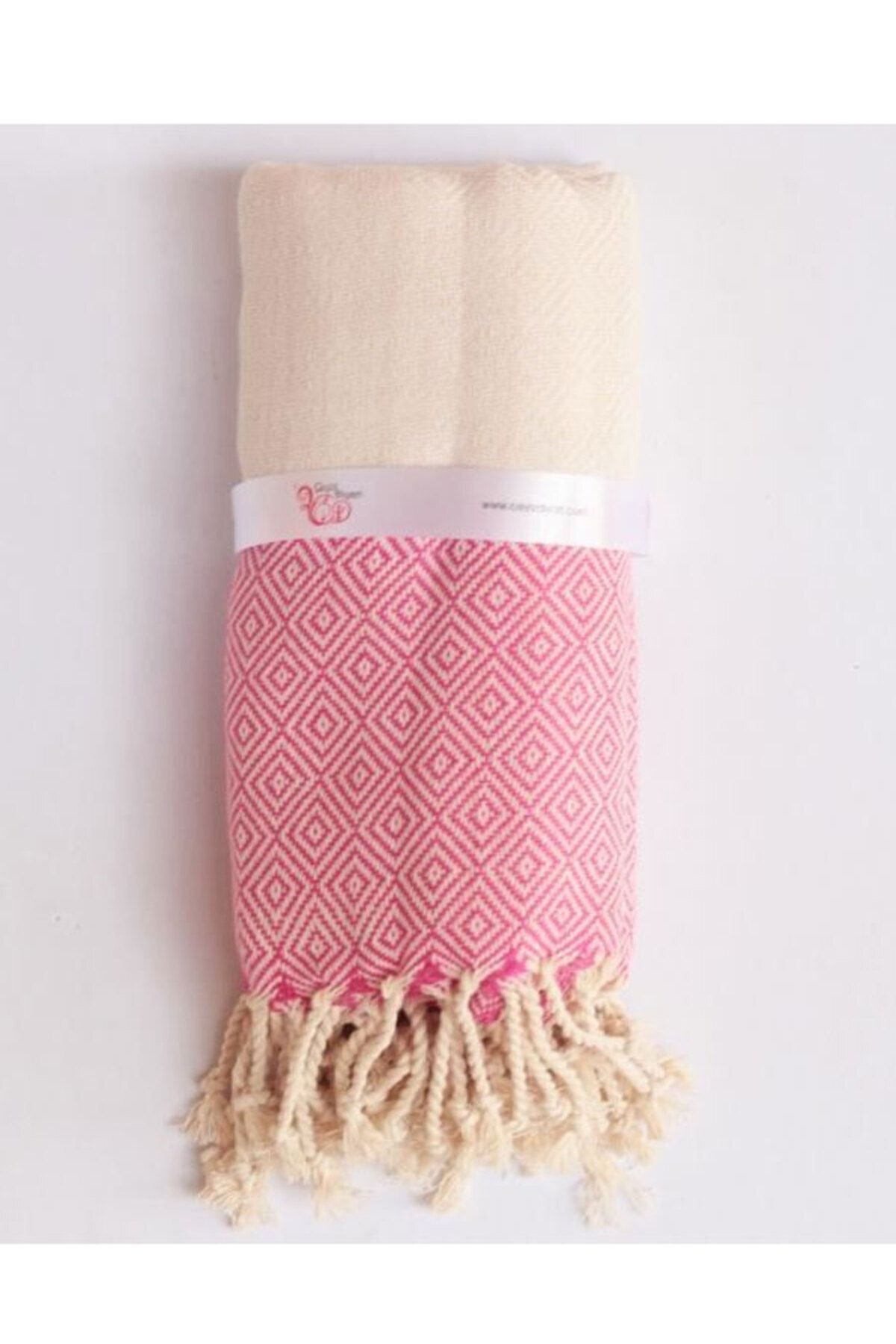 ELMAS DESEN PEŞTEMAL 90X165 - pembe