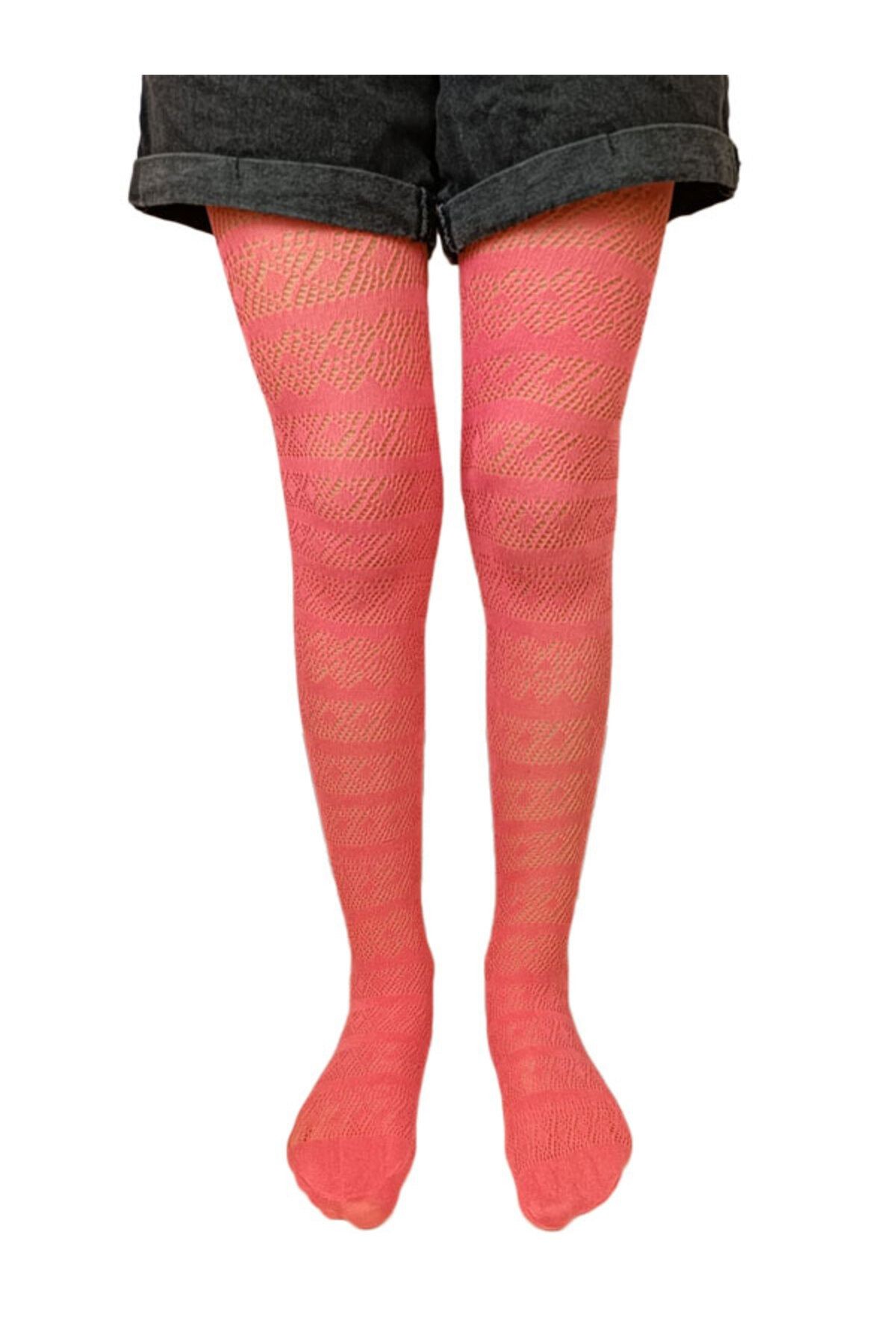 KIZ ÇOCUK KIŞ FİLESİ KÜLOTLU ÇORAP SOFİA - s.pembe