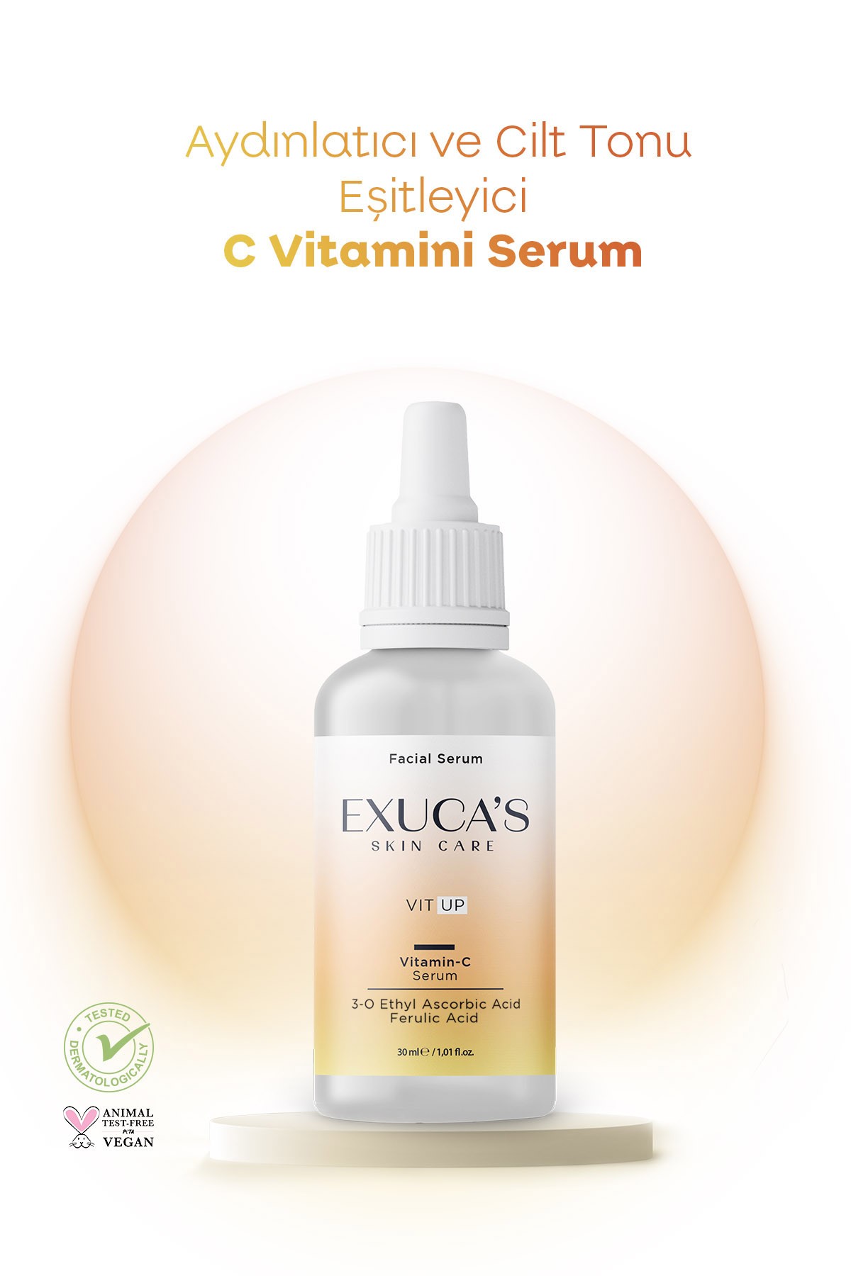 Vitamin-C Serum | Aydınlatıcı ve Cilt Tonu Eşitleyici C Vitamini Serum