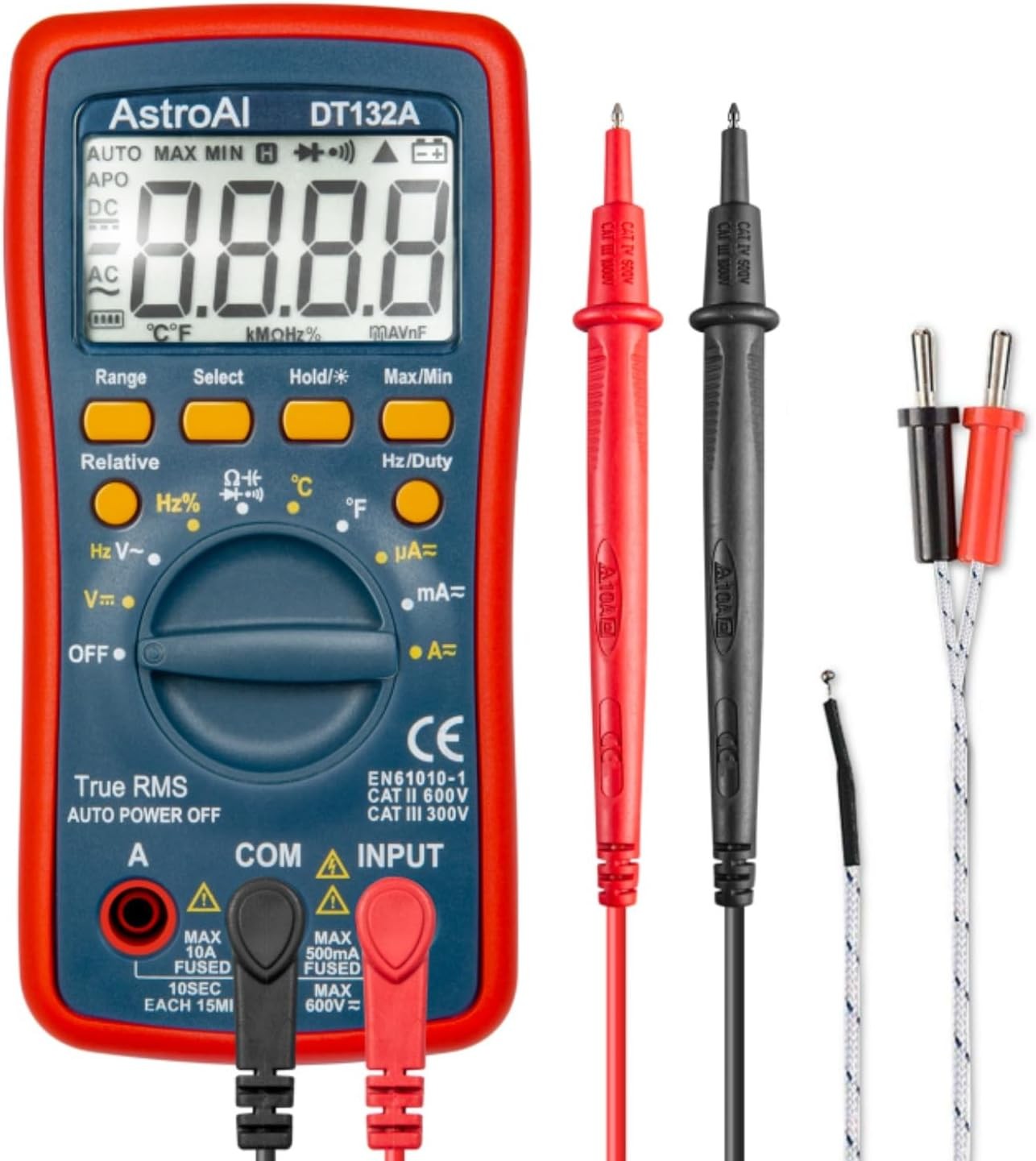 Dijital Multimetre, Voltmetre, Ohmmetre, Ampermetre, AC/DC Voltaj ve Akım