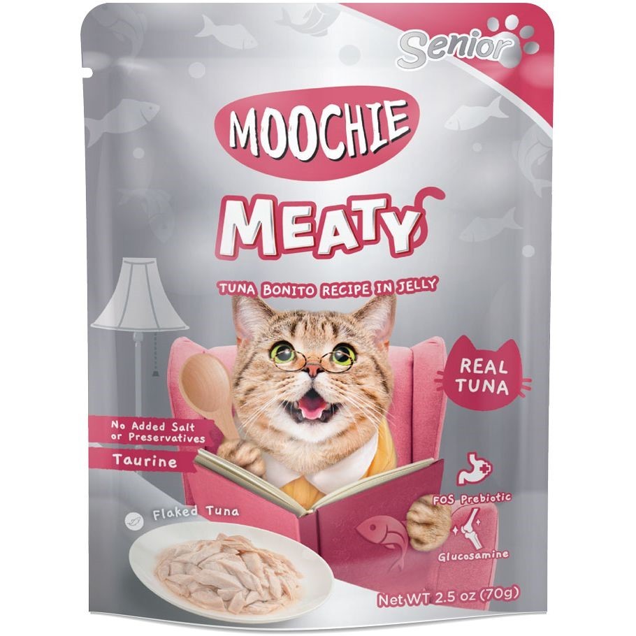 Ton Balığı ve Palamut Kedi Maması 12 x 70g Moochie - Yüksek Protein ve Besleyici 