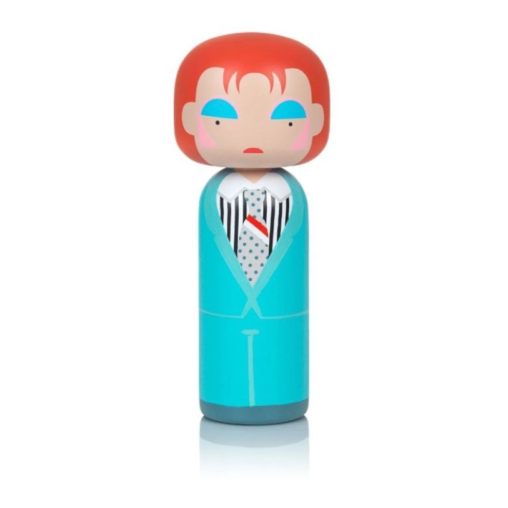 Kokeshi Bebek Mars'ta Yaşam? 14,5 cm Özel Üretim David Bowie Figürü