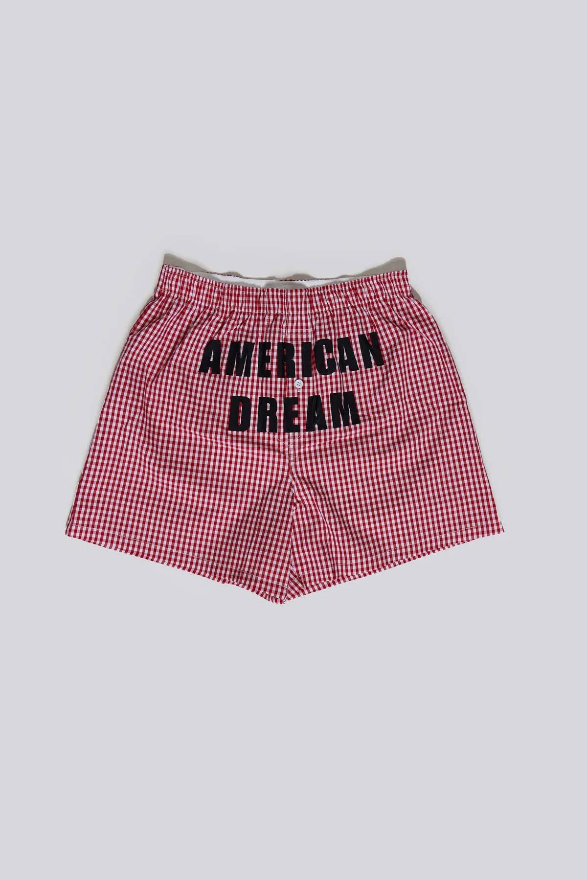 Kırmızı Gingham Baskılı Boxer – Rahat ve Şık