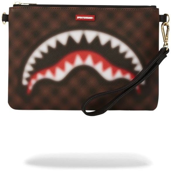 Sharks Blur Clutch – Çıkarılabilir Bilek Askılı, Şık Tasarım ve Gizli Saklama Cebi