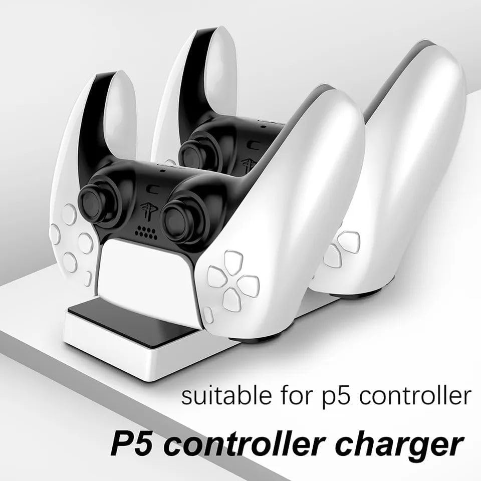 Dual PS5 Kontrol Cihazı Şarj İstasyonu, Hızlı ve Güvenli Şarj Standı