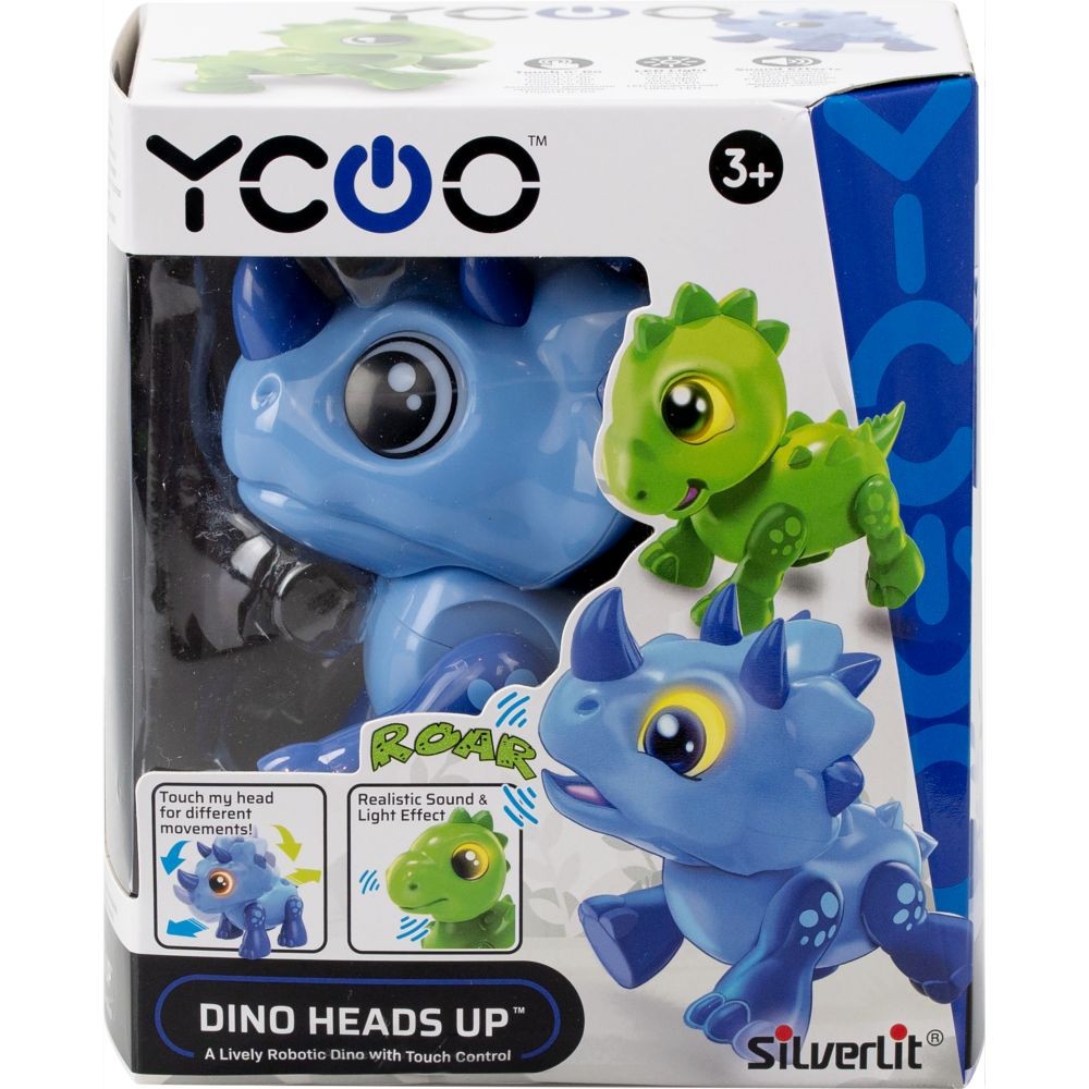 Dino Heads Up™ – Etkileşimli Robot Dinozoru (T-Rex ve Stegosaurus)