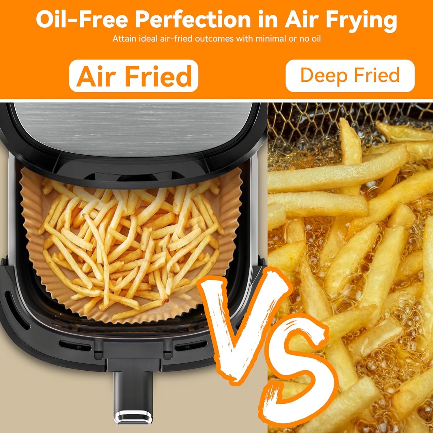 6.5L Airfryer Fırın - 8'i 1 Arada Sağlıklı Pişirme ve LCD Dokunmatik Ekran