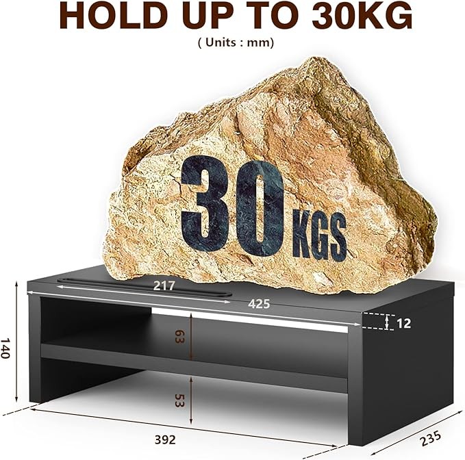 Ergonomik Monitör Standı ve Bilgisayar Yükseltici, Çok Fonksiyonlu Masa Düzenleyici