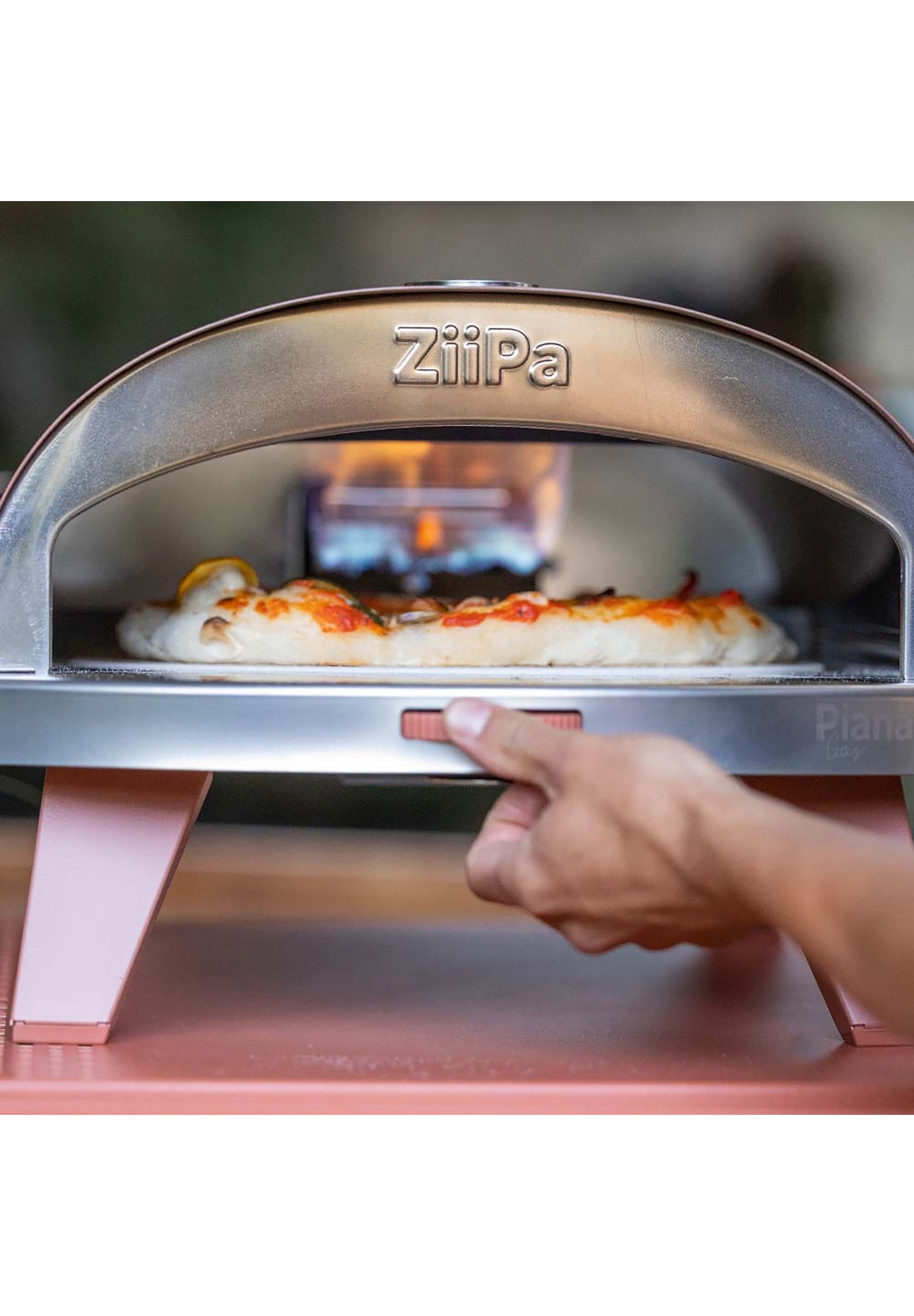 Gazlı Pizza Fırını - Kompakt, 400°C Isı, Kordierit Taş, Hızlı ve Kolay Pişirme