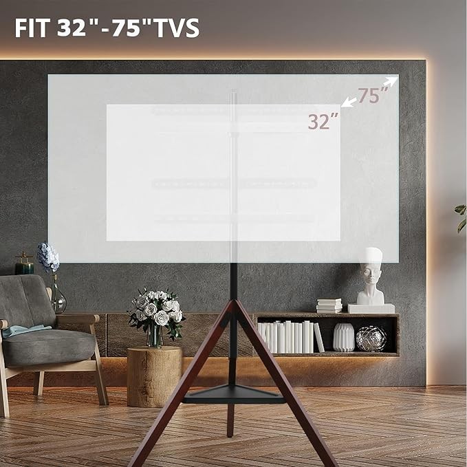 Tripod TV Standı ve Montajı, Zemin Montajlı, Yüksekliği Ayarlanabilir