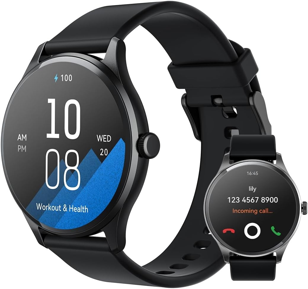 Truefree Watch GT2 Akıllı Saat, Bluetooth Aramaları ve 100+ Spor Modu, Sağlık ve Fitness Takipçisi