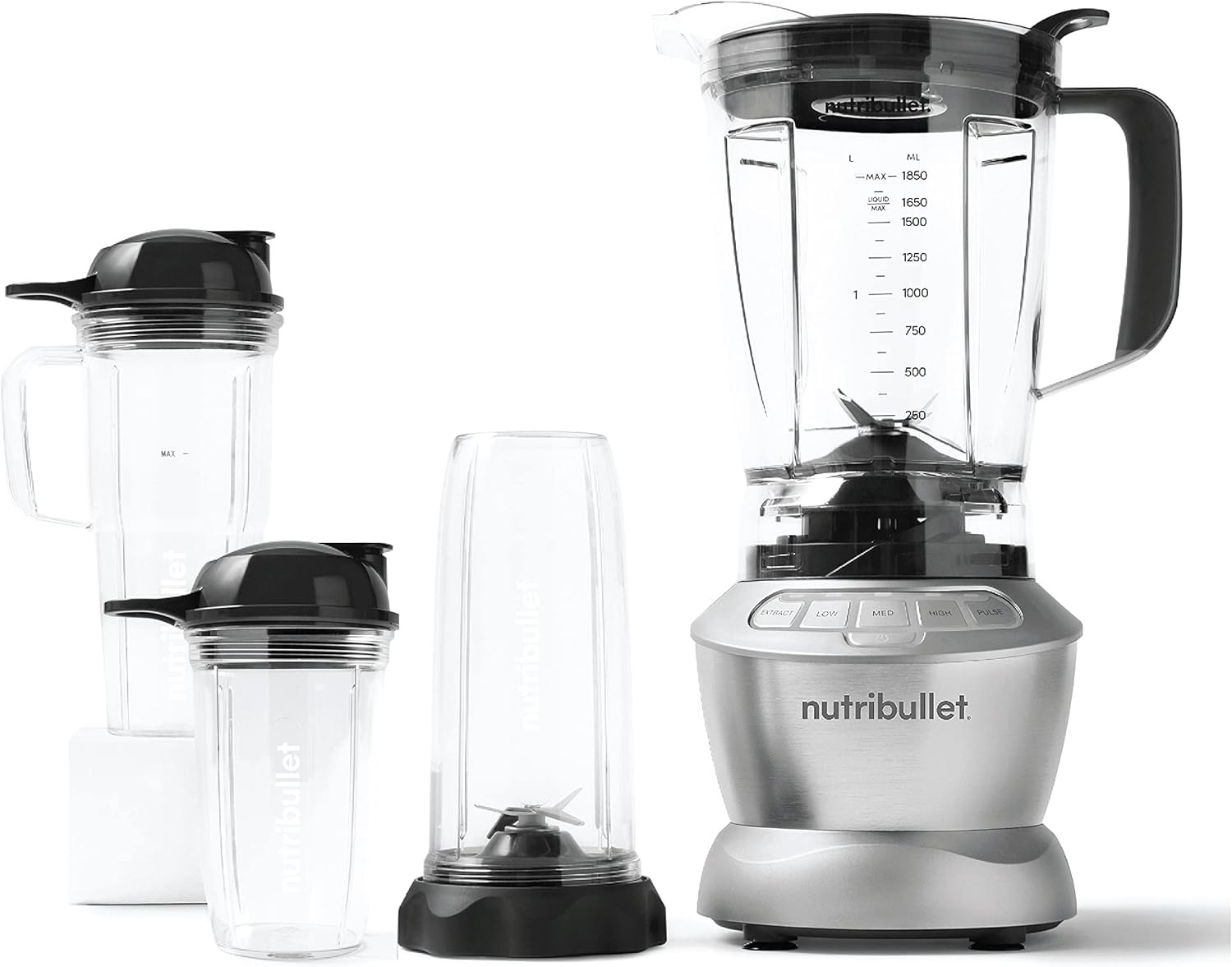 1200W Tam Boy Blender + Kombo Set - 9 Parça, Besin Ekstraksiyonu, Smoothie, Çorba