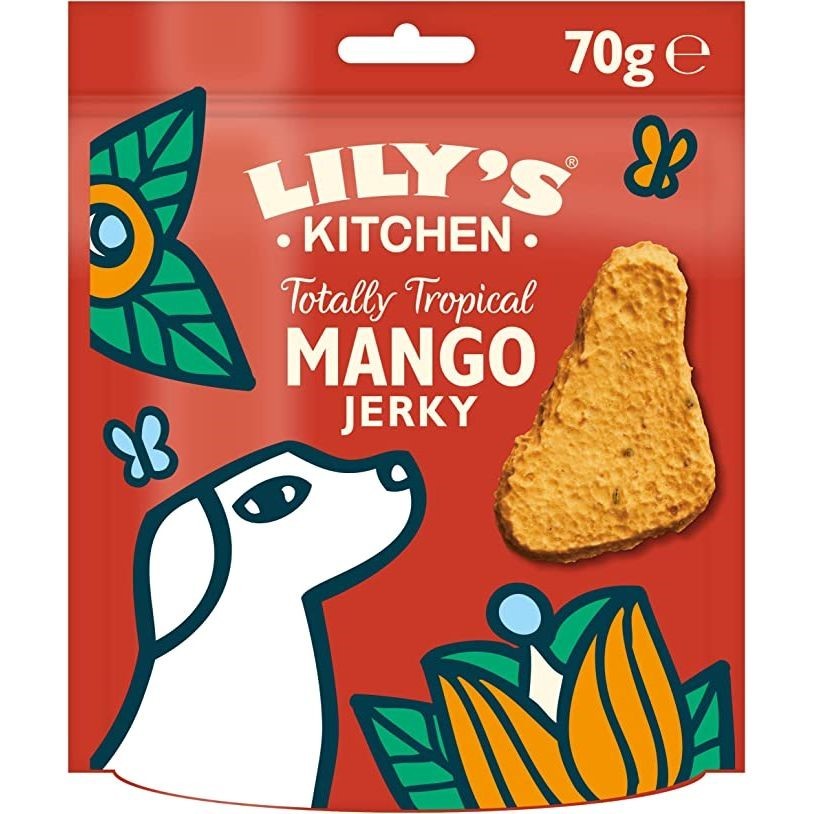 Tropical Mango Jerky Köpek Ödülleri (70g) - Vegan, Tahılsız, Doğal İçeriklerle