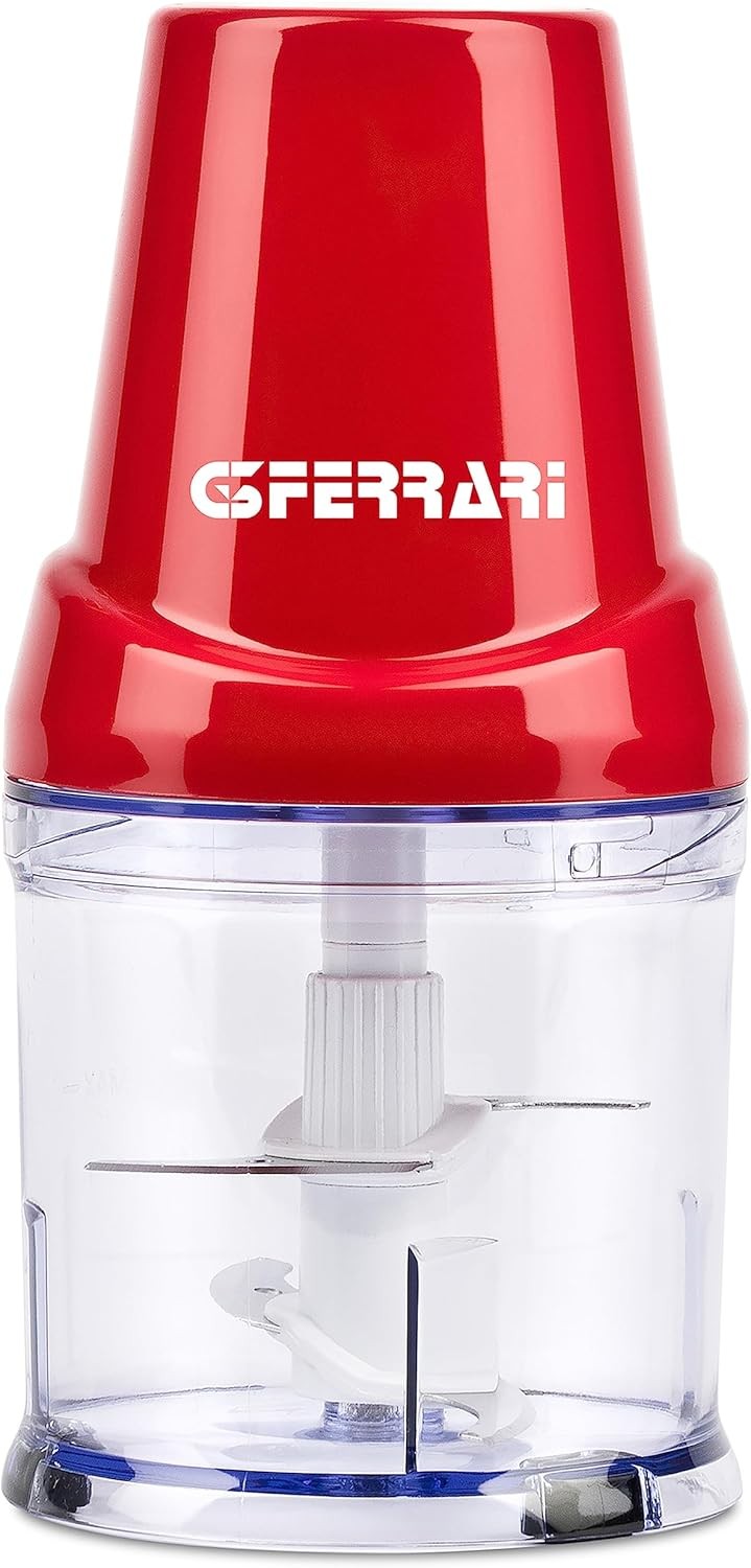 Realmix 4 Doğrayıcı, 250W, 400ml Kapasite, Paslanmaz Çelik Bıçaklar, Kırmızı