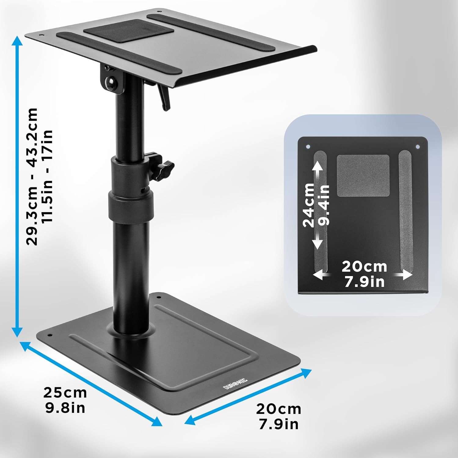 Hoparlör Standı, Ayarlanabilir, Döndürülebilir ve Eğilebilir Hoparlör Standı