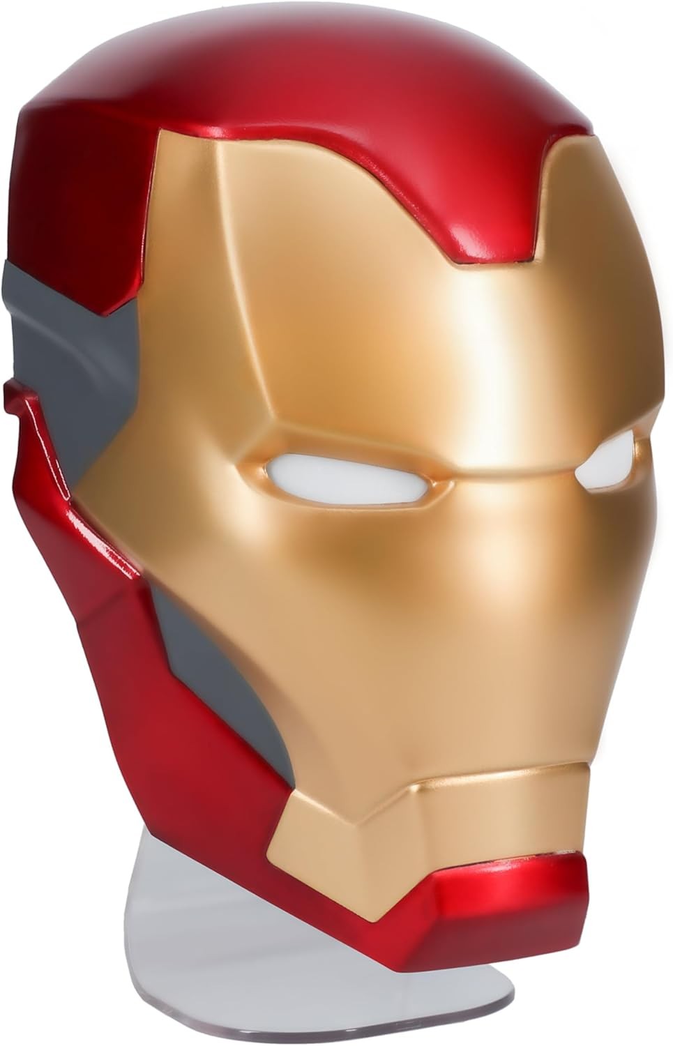 Iron Man Maske Işığı, Bağımsız veya Duvara Monte Edilebilir, 22 cm Yükseklik  Resmi Marvel Ürünü