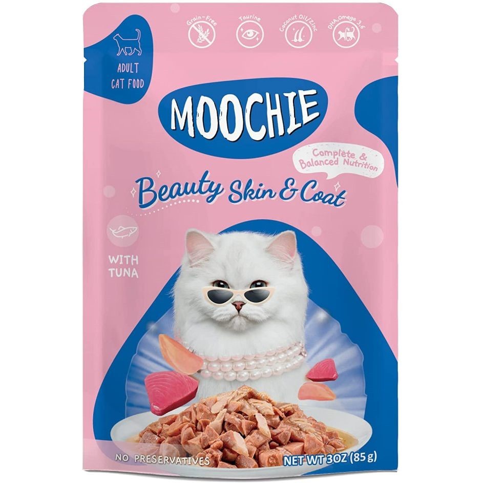 Ton Balıklı Kıymalı Kedi Maması - Beauty Skin & Coat 12 x 70g Poşet 