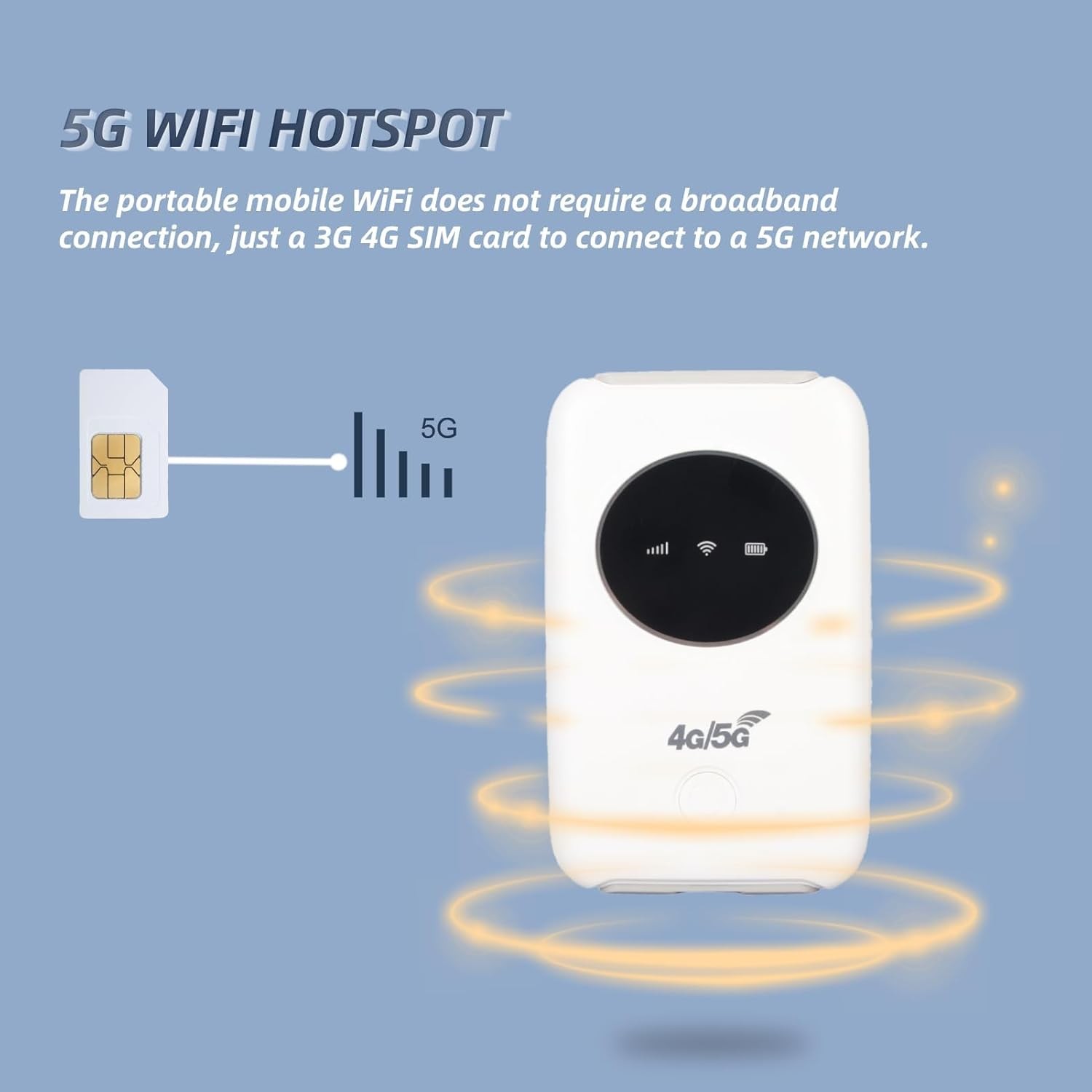 4G/5G LTE USB Modem, Kablosuz 300Mbps Mobil WiFi Yönlendirici