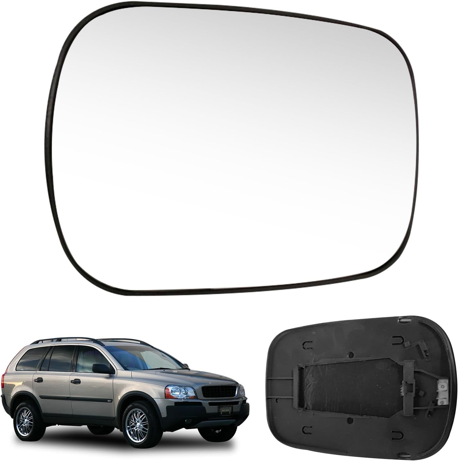 Volvo XC90 / XC70 2002-2006 Yan Ayna, Asferik Kanat Ayna, Ters Lens 