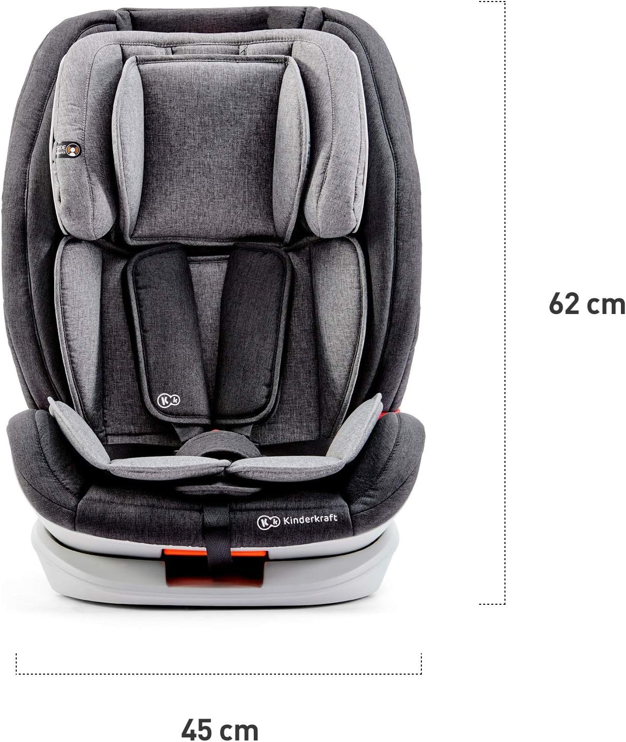 ONETO3 Isofix Oto Koltuğu, 9-36 kg, ECE Standardına Uygun, Siyah