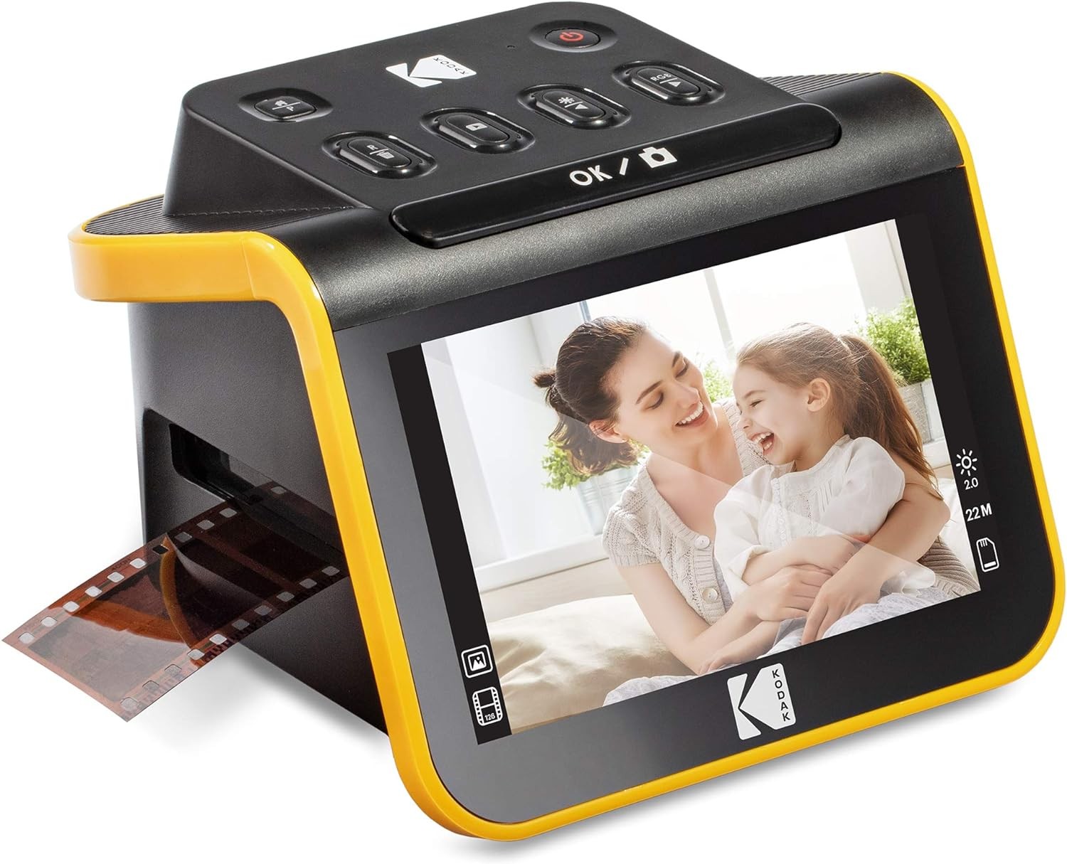 Dijital Film Tarayıcı, 5” LCD Ekranlı ve 22MP Çözünürlüklü