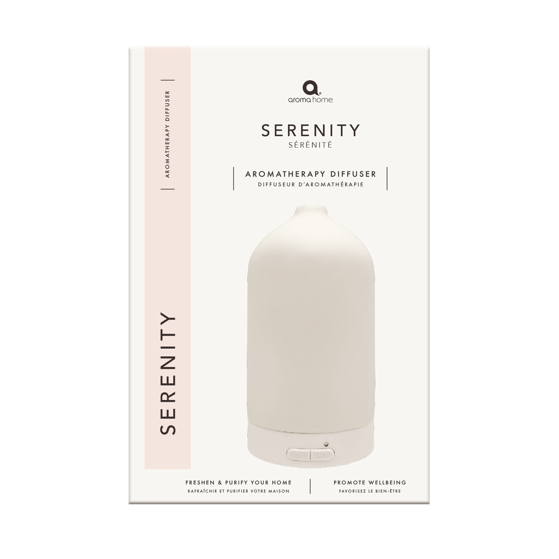 Serenity Seramik Ultrasonik Difüzör 85ml, Aromaterapi ve Hava Temizleyici