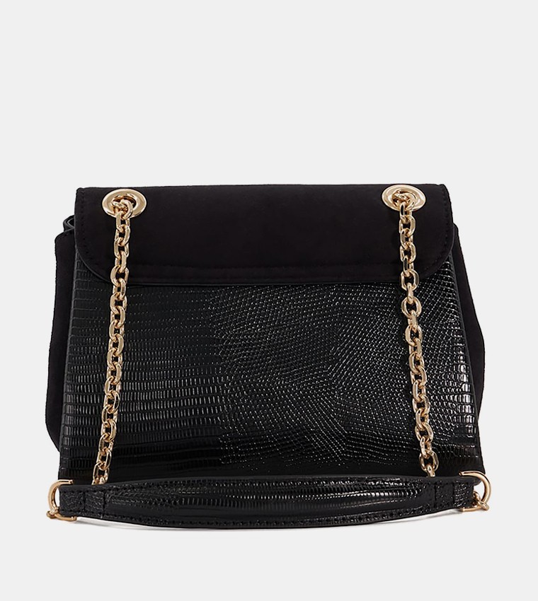 DUSK Dokulu Crossbody Çanta - Premium Şıklık ve Fonksiyonel Tasarım