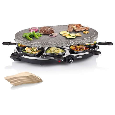 Raclette Taş Seti: 1200W Güç ve Yapışmaz Kaplama ile Keyifli Sofralar