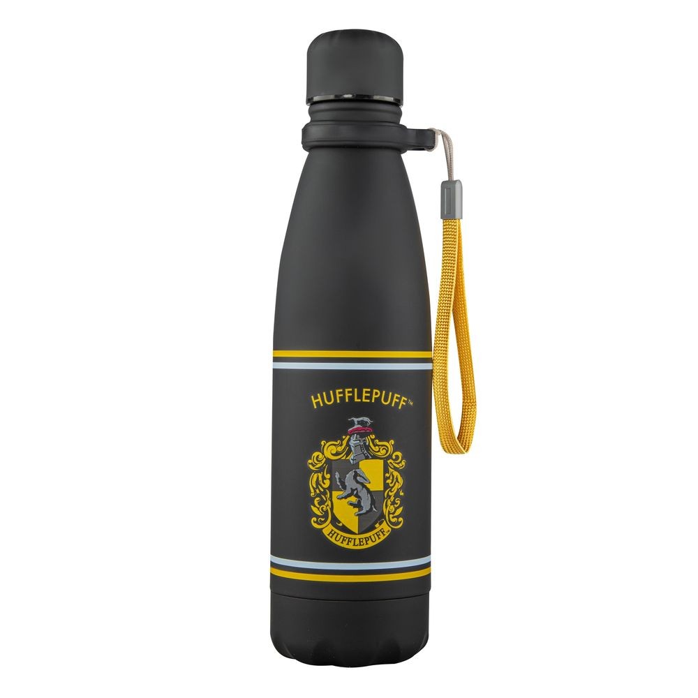 Harry Potter Paslanmaz Çelik Su Şişesi 500 ml - Hufflepuff