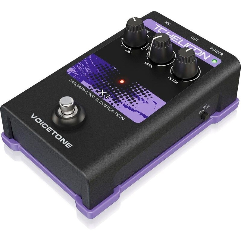 TC-Helicon VoiceTone X1 Megafon ve Distortion Vokal Efektleri