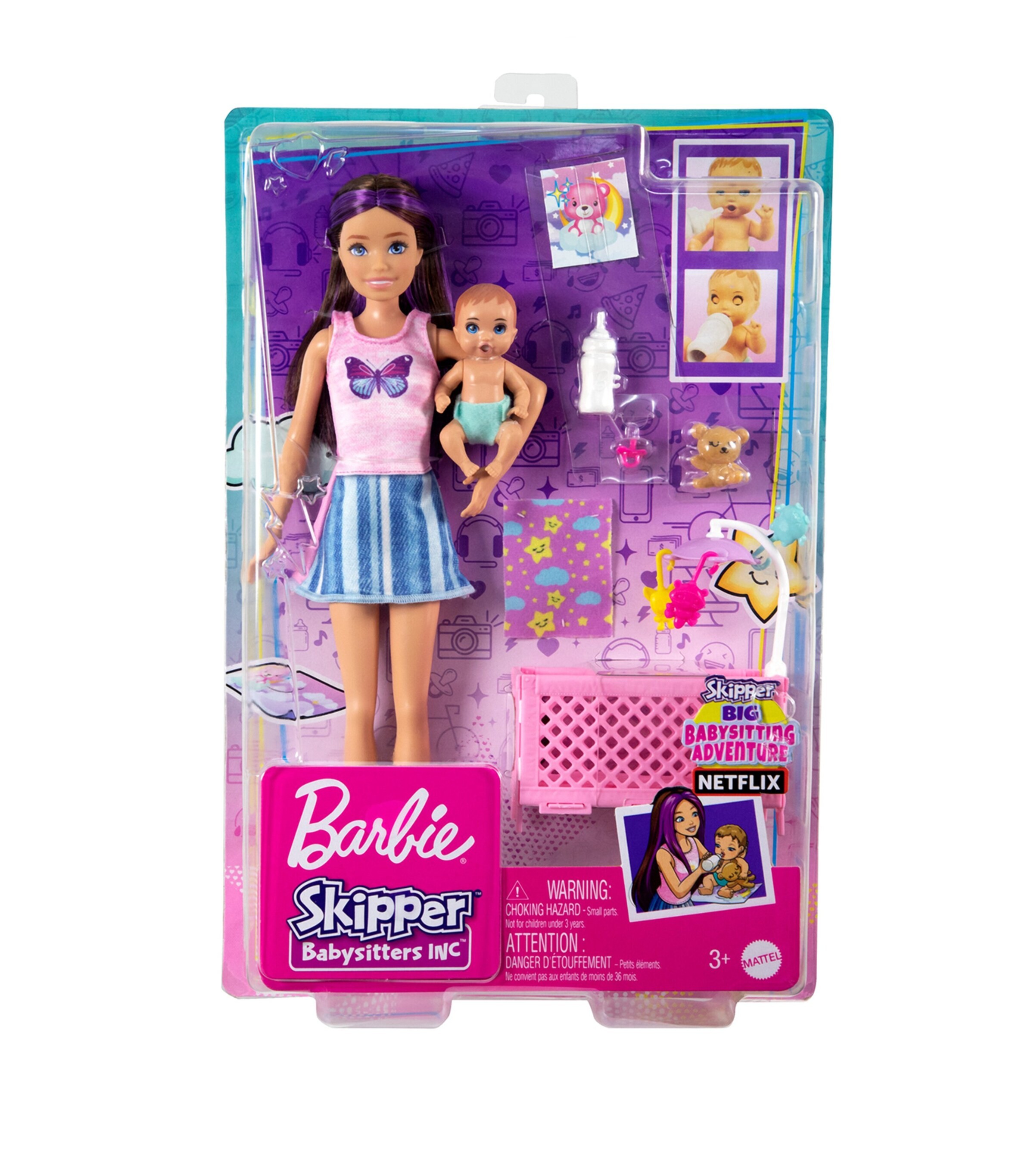 Skipper Babysitters Inc. Uykucu Bebek Oyun Seti, Bebeğin Uykusunu İzleyin!