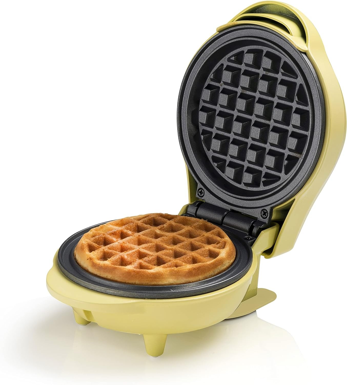 Mini Waffle Makinesi 550 Watt, Yapışmaz Kaplama, Retro Tasarım