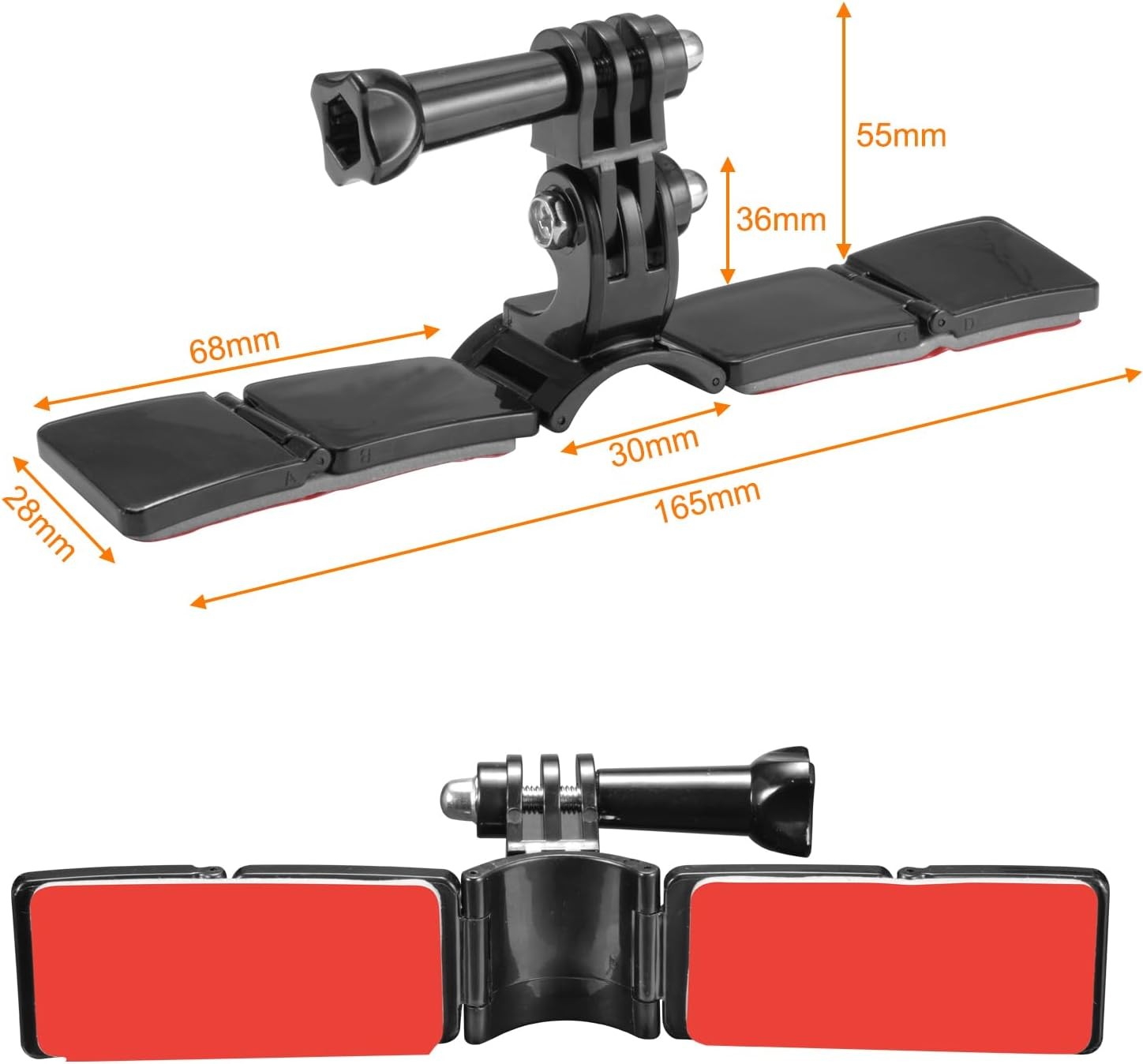 Motosiklet Kaskı Çene Tutucu Kiti, GoPro ve Diğer Aksiyon Kameraları için