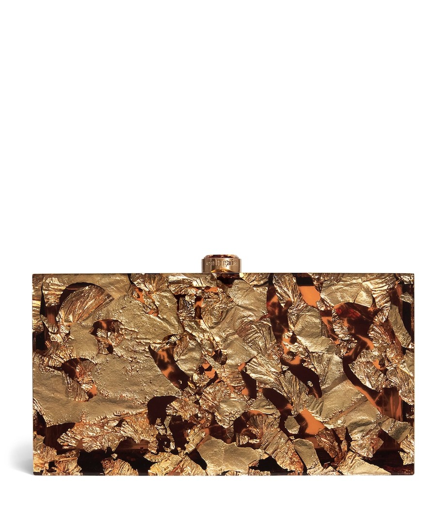  Ela Folyo Clutch – Zarif Vintage Esintisi